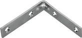 Prosource CB-B02-C4PS Corner Brace, 2 in L, 2 in W, 5/8 in H, Steel, Zinc-Plated, 1.8 mm Thick Material
